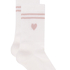 Chaussettes courtes en coton, Blanc