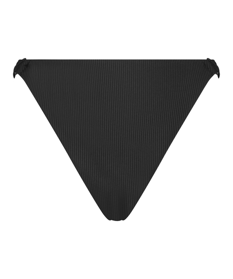 Bas de bikini Nero Rib, Noir