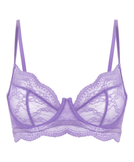 Soutien-gorge non-rembourr&eacute; &agrave; armatures Isabelle, Violet