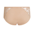 Combinaison en dentelle longueur midi, Beige