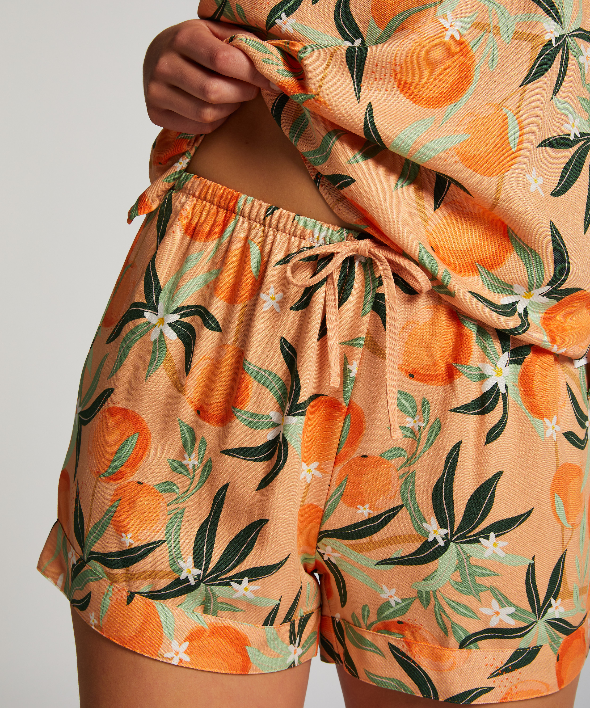 Short de pyjama, Rose, main