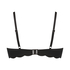 Haut de bikini préformé à armatures Scallop, Noir