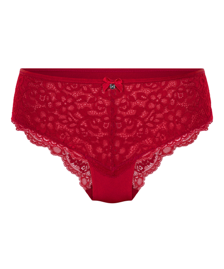 Slip brésilien Marine, Rouge