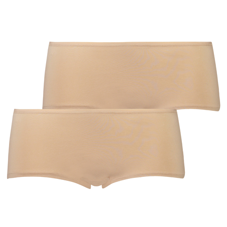 Lot de 2 boxer Kim Cotton, Beige