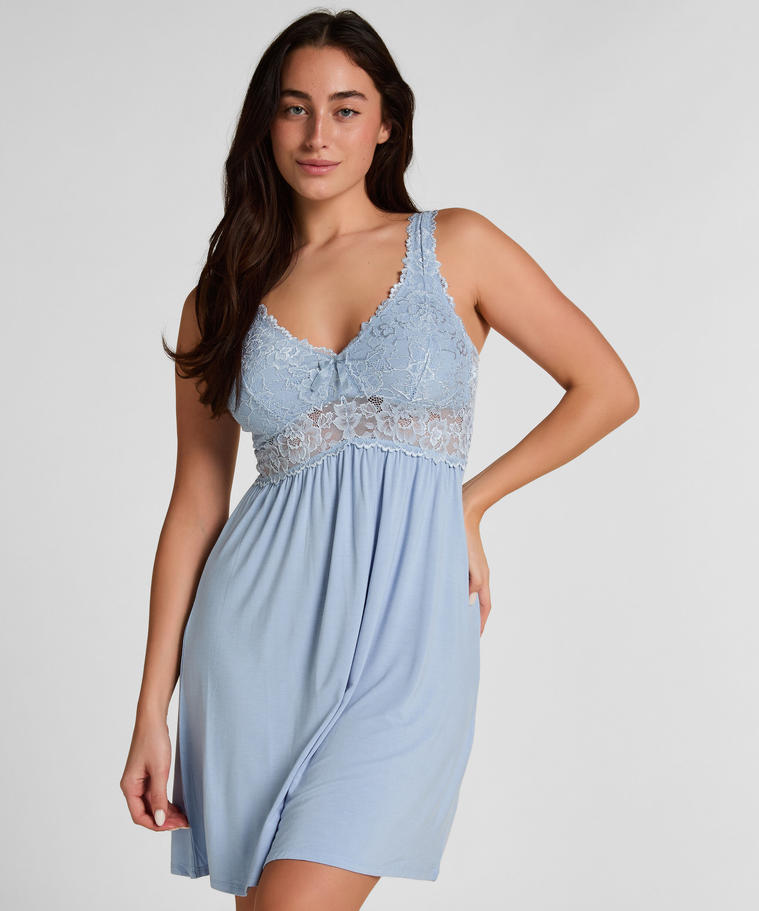 Nuisette Nora Lace, Bleu