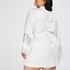 Kimono satin Bridal, Blanc