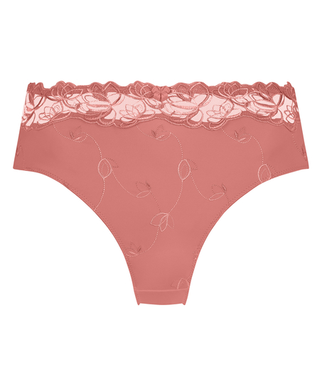 Slip taille haute Diva, Rose