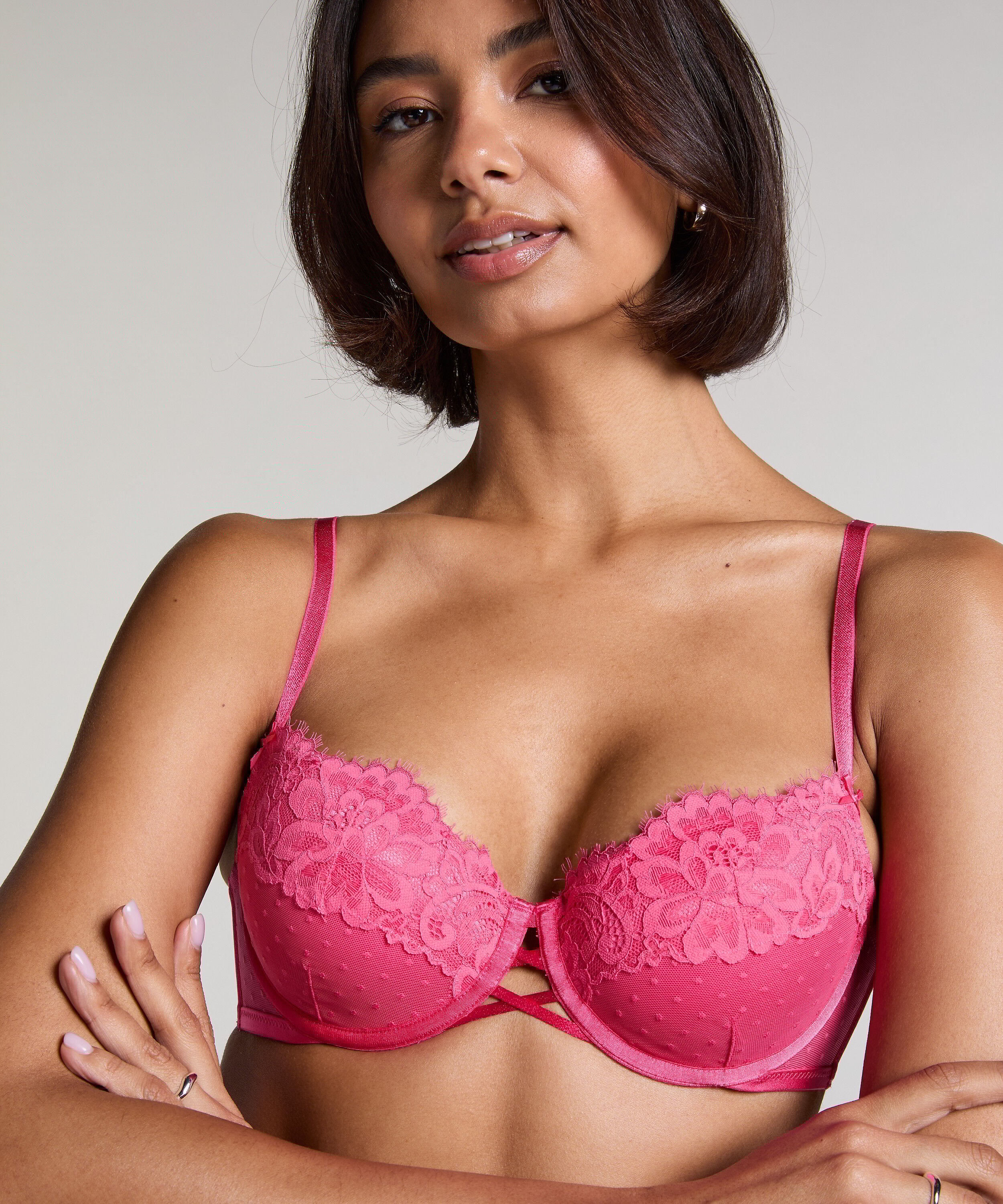 Soutien-gorge à armatures préformé Harmony, Rose