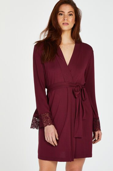 Hunkemöller Kimono Vera Lace Rouge