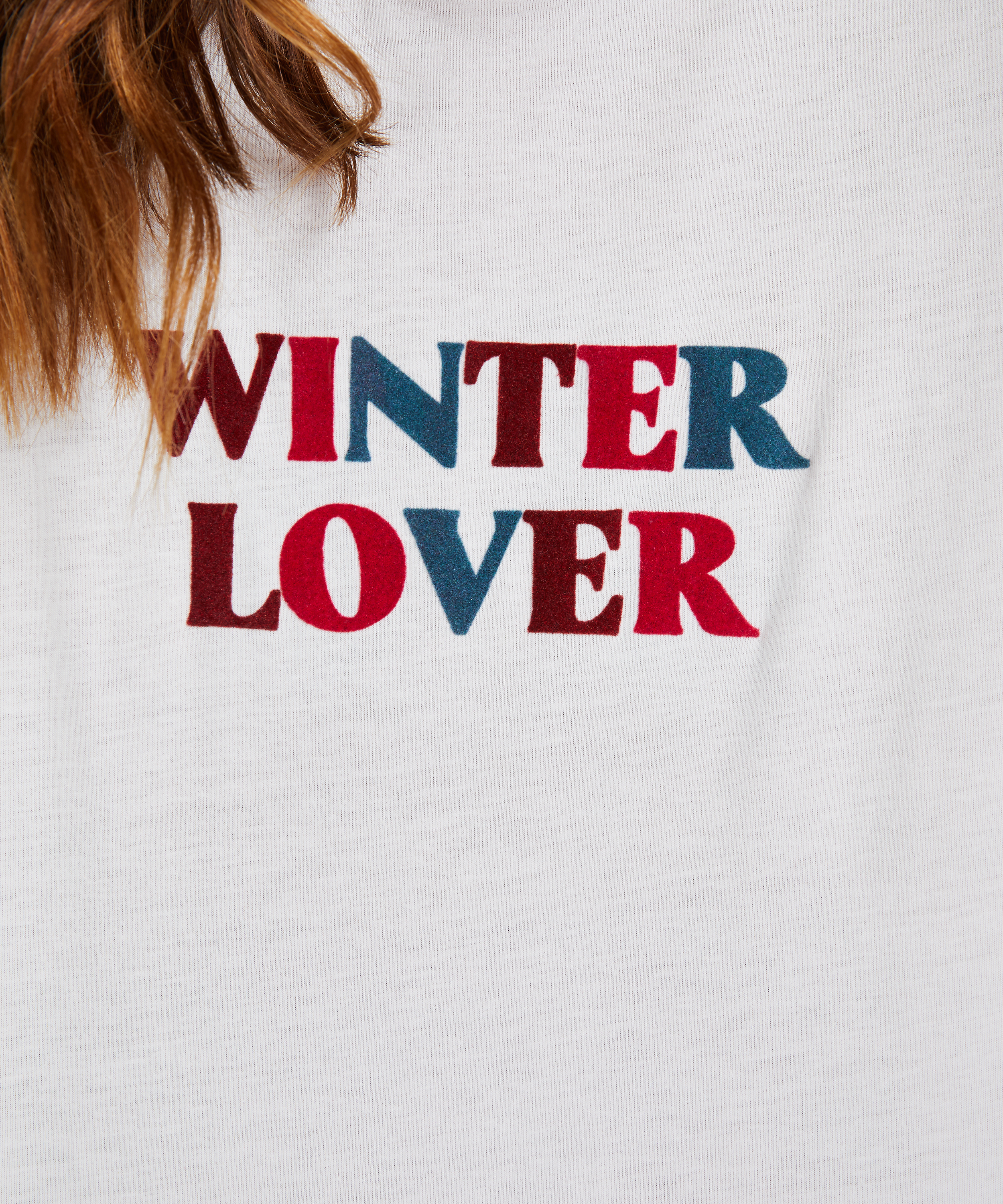 Ensemble pijama, Rouge, main