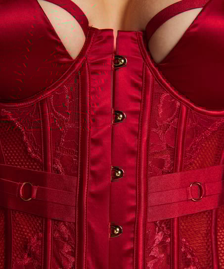 Bustier Pleasure, Rouge
