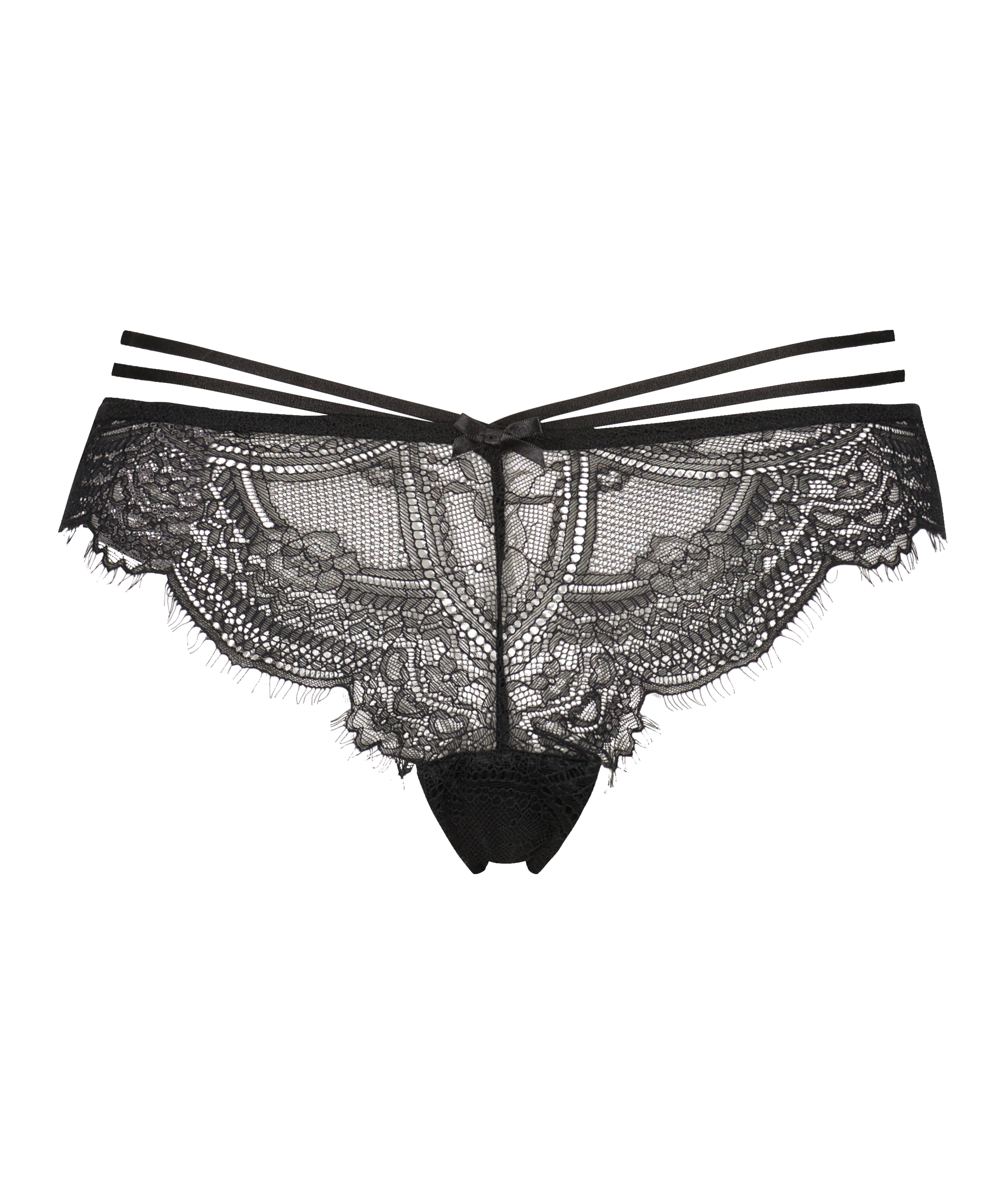 Slip br&eacute;silien Sian, Noir, main