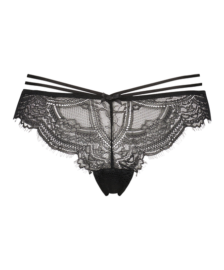 Slip br&eacute;silien Sian, Noir