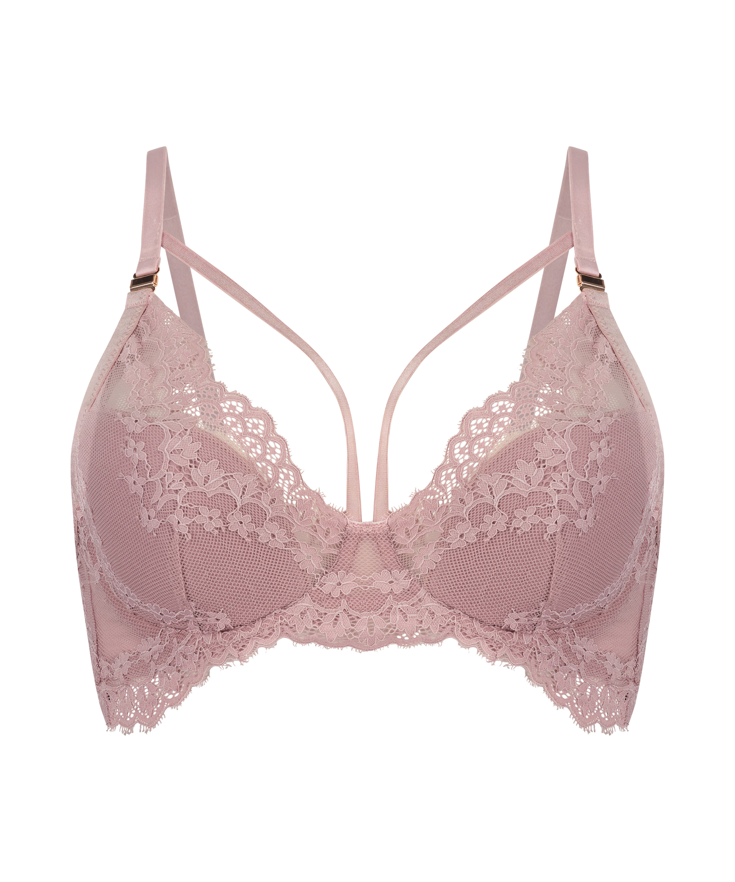 Soutien-gorge d'allaitement rembourr&eacute; &agrave; armatures Lucy, Violet, main