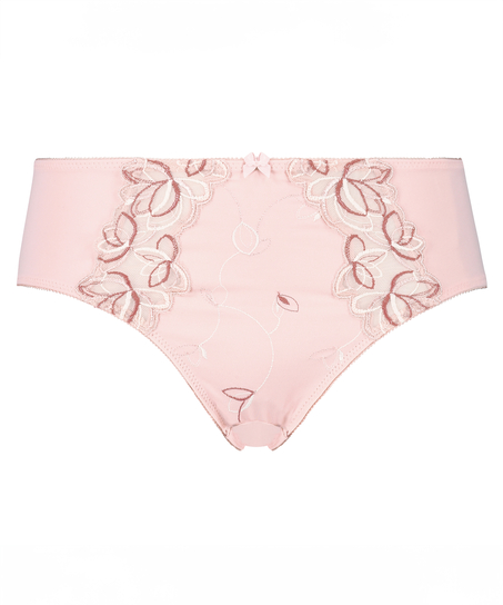 Slip taille haute Diva, Rose