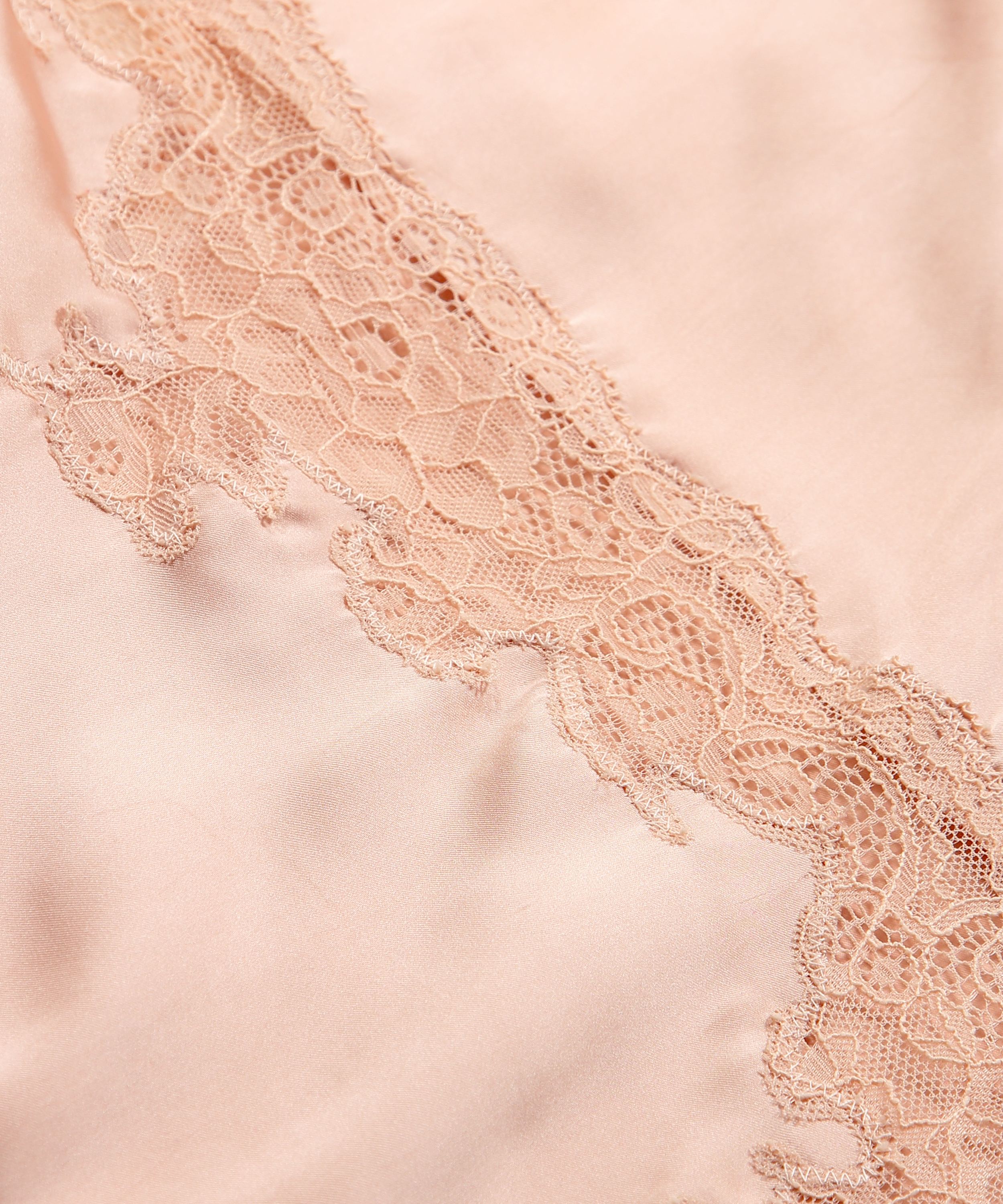 Nuisette en satin Long, Beige, main