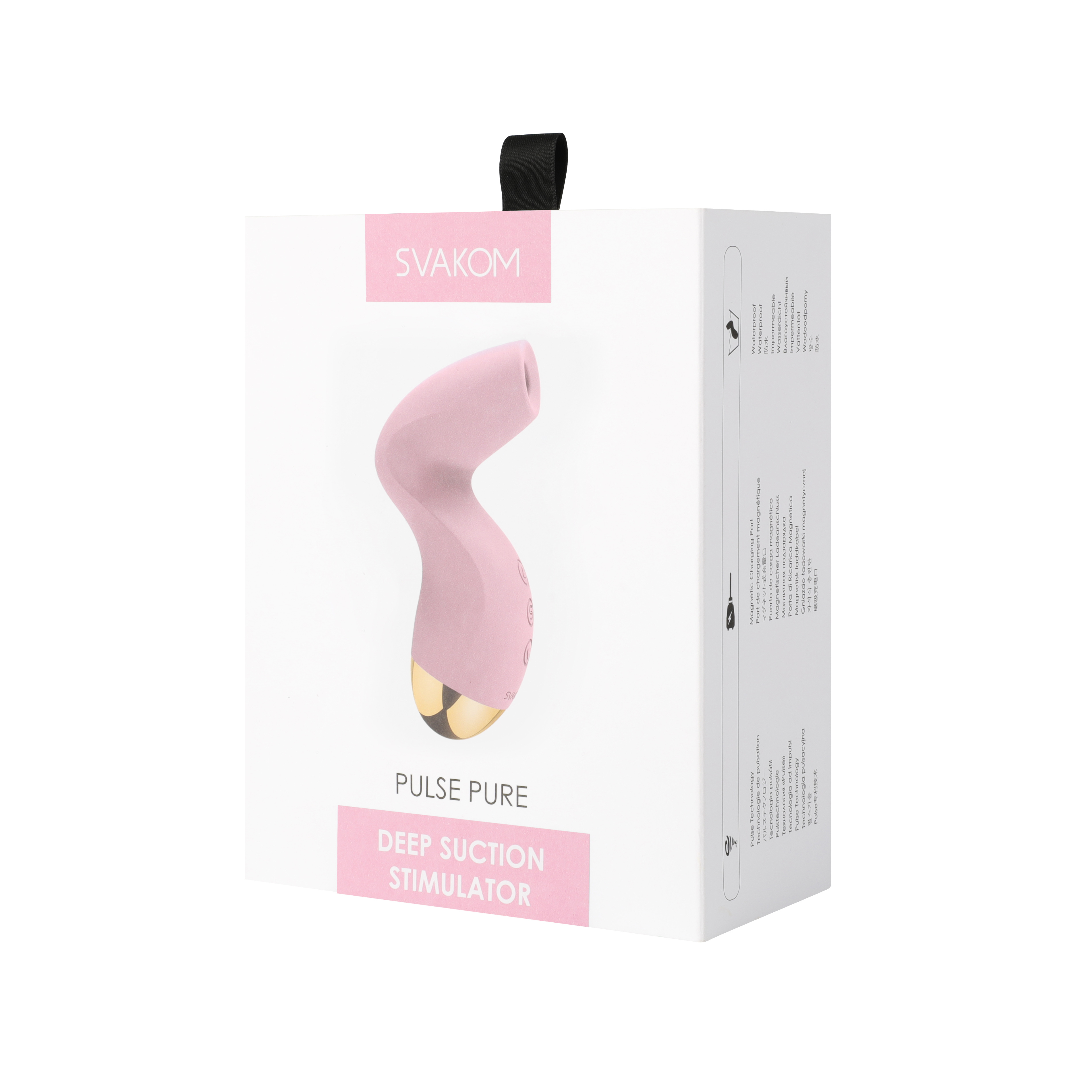 Svakom - Stimulateur par aspiration profonde Pulse Pure, Rose, main