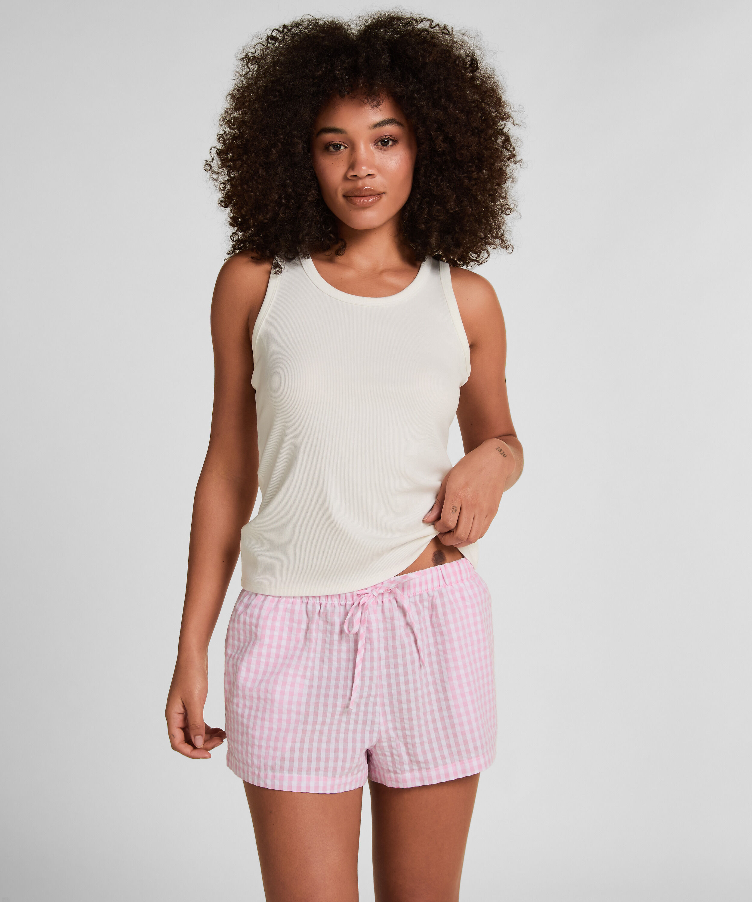 Short Seersucker, Rose