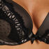 Soutien-gorge &agrave; armatures pr&eacute;form&eacute; push-up Miriam, Noir