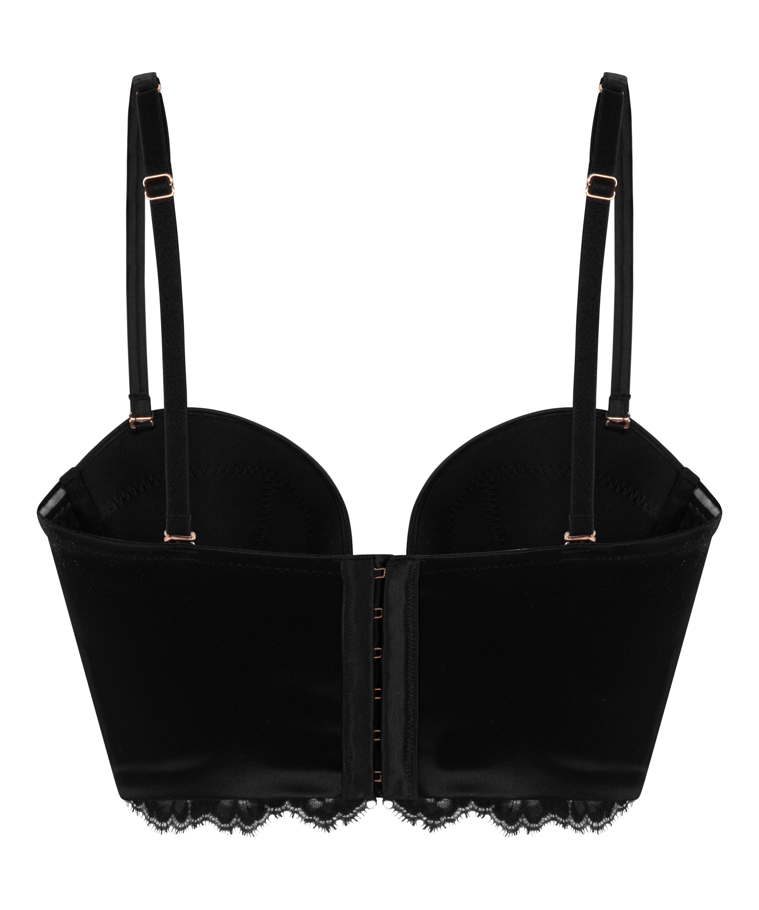 Mini bustier Grace, Noir, main