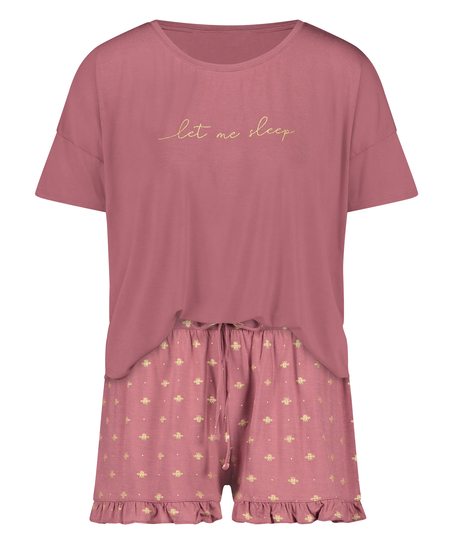Ensemble de pyjama, Rose