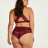 Slip brésilien Yvenne Curvy, Rouge