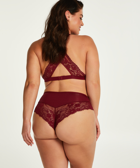 Slip brésilien Yvenne Curvy, Rouge
