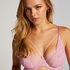 Soutien-gorge Longline non rembourré à armatures Milaan, Rose
