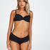 Boxer Coton Secret Dentelle, Noir