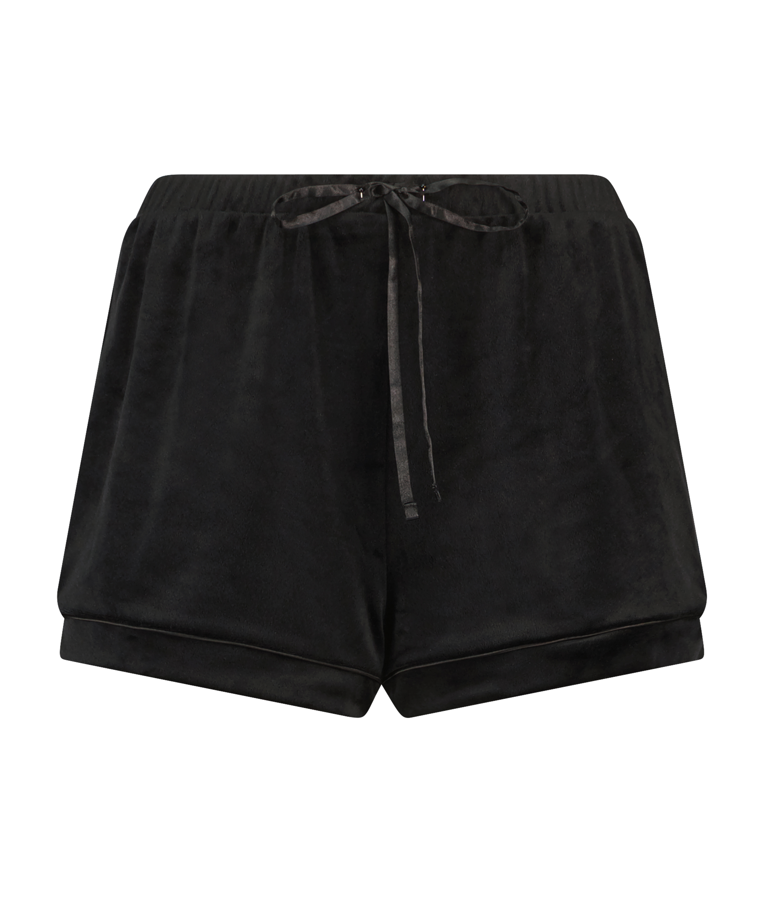 Short velours, Noir, main