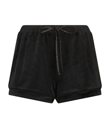 Short velours, Noir
