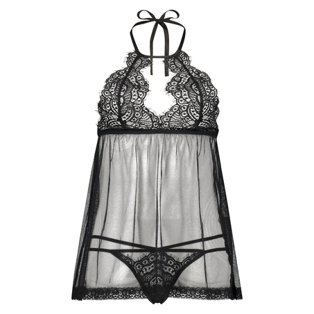 Babydoll Lace, Noir