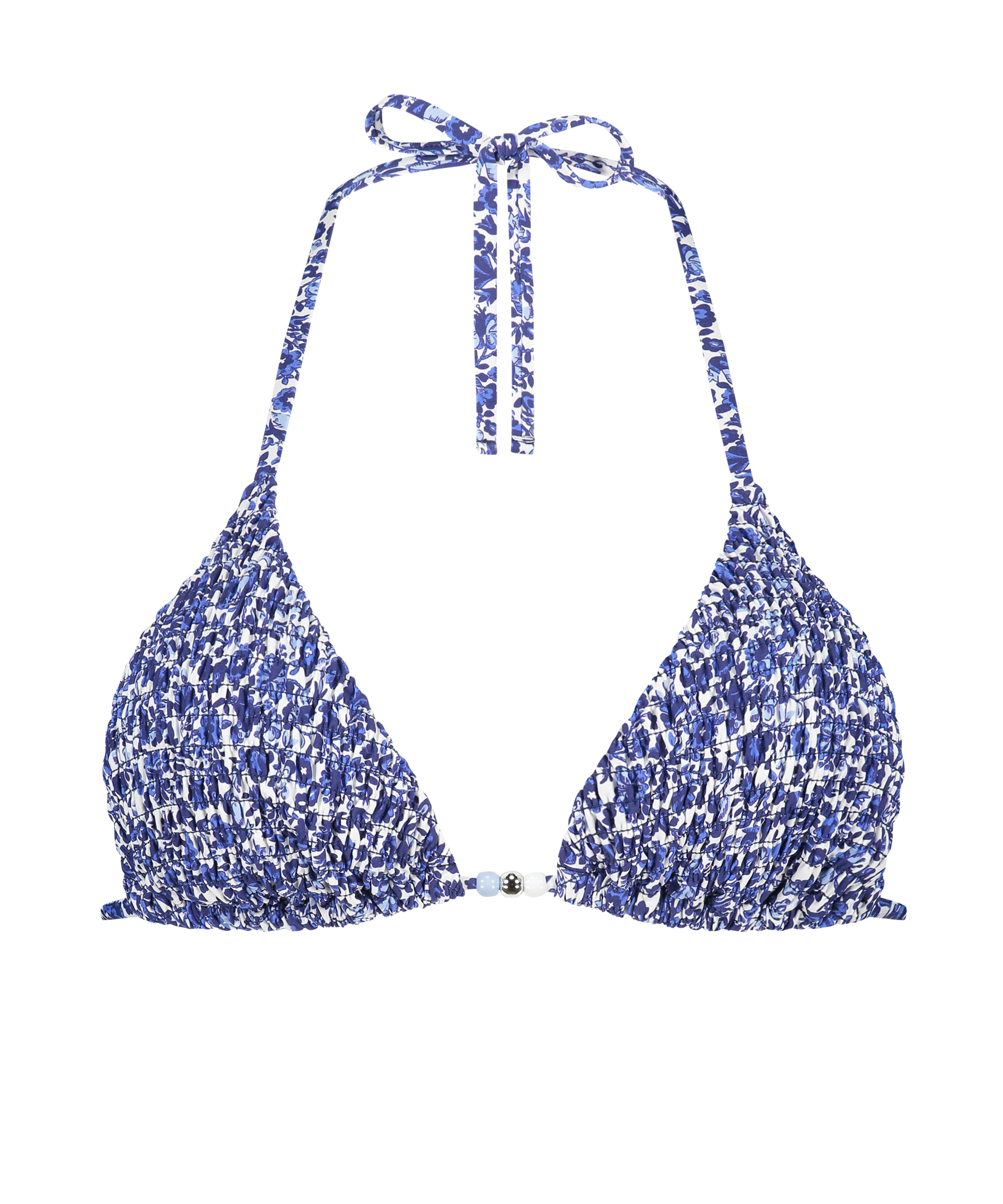Haut de bikini triangle Lobos, Bleu, main