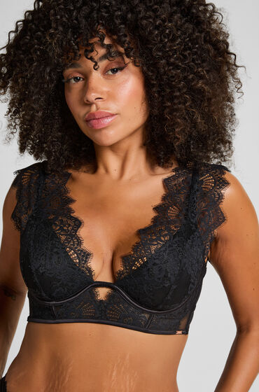 Hunkemöller Soutien-gorge bustier non-rembourre a armatures Zoe Noir