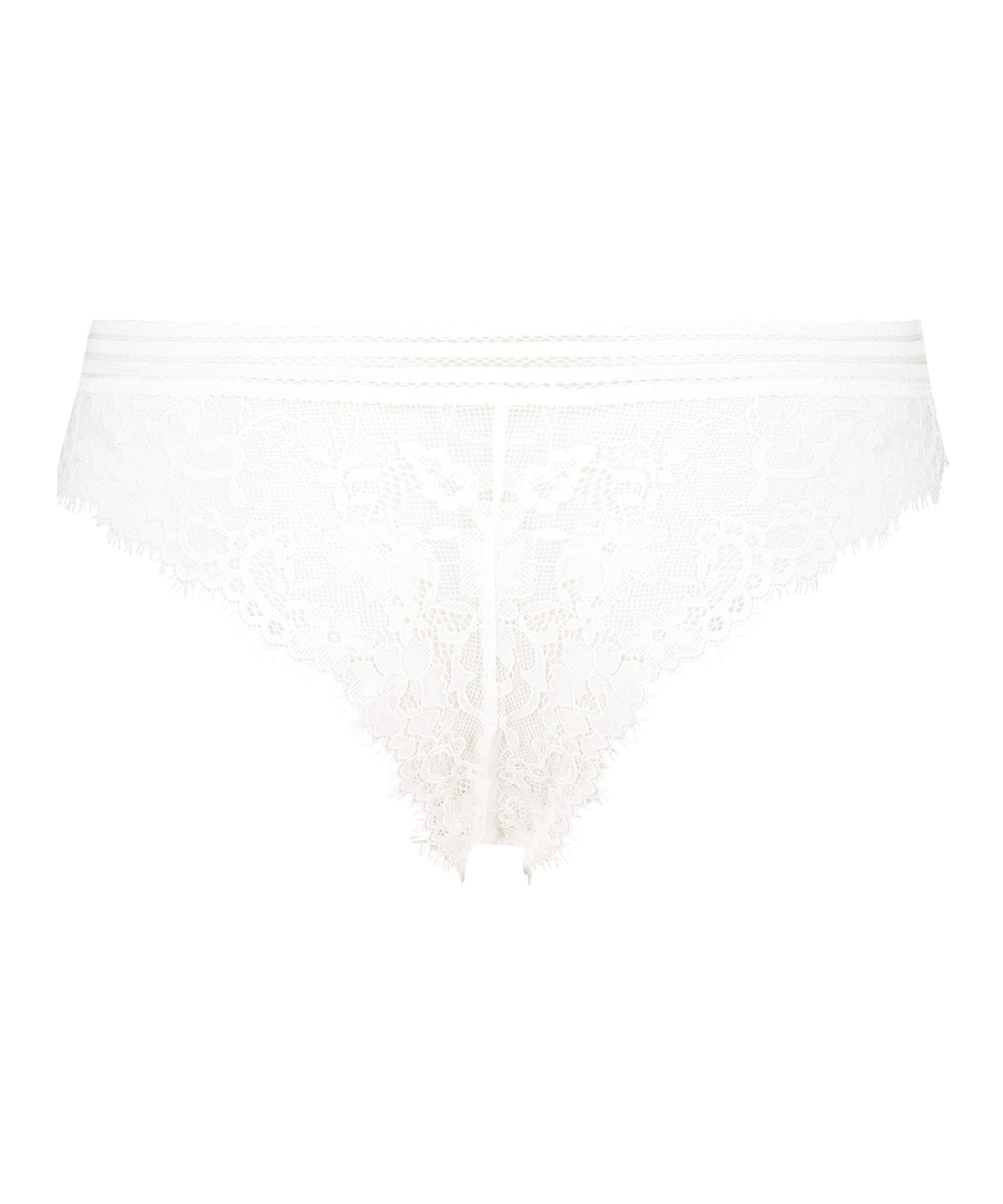 Slip brésilien Samira, Blanc, main