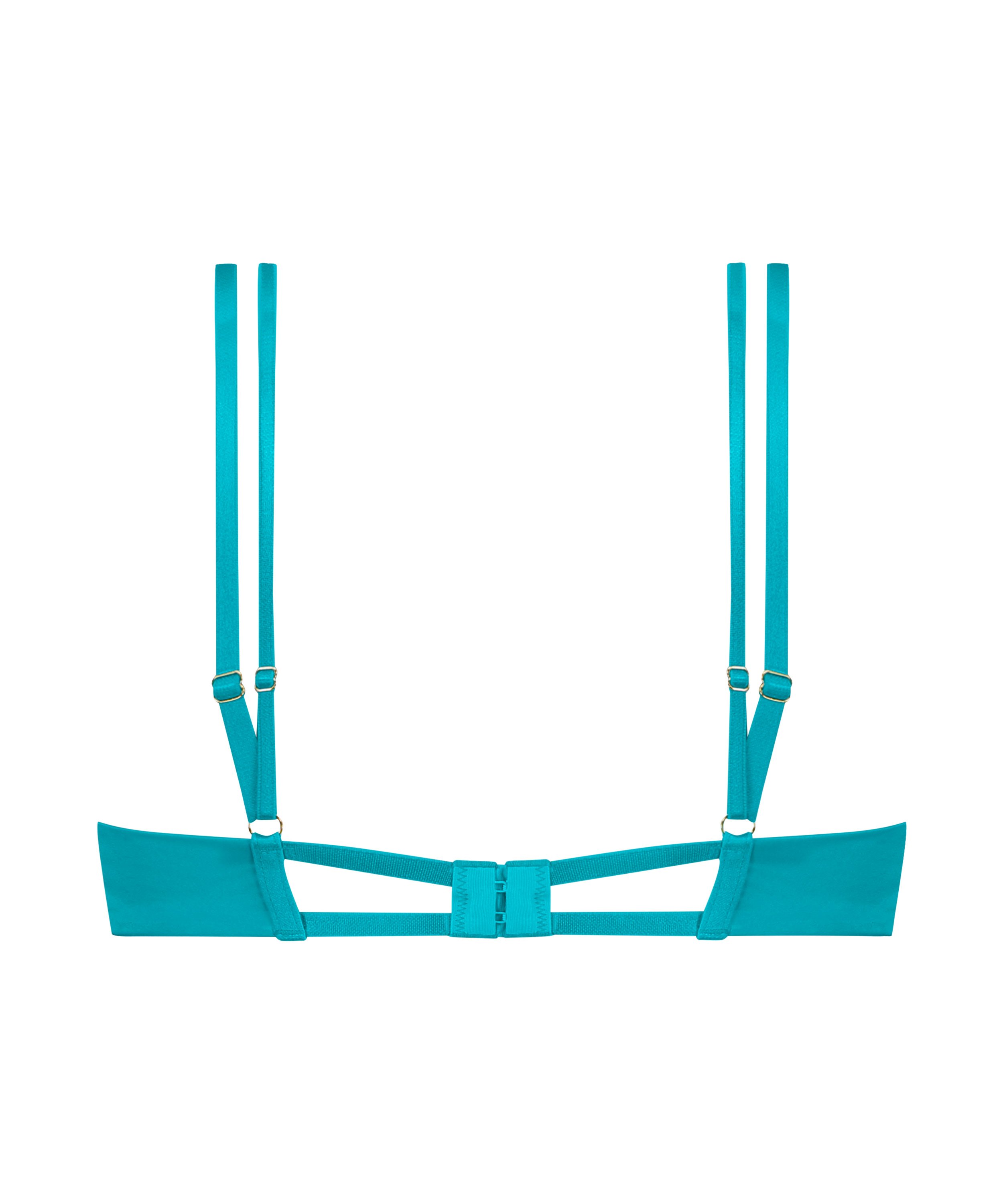 Soutien-gorge rembourré demi-bonnet à armatures préformé Ellie, Bleu, main