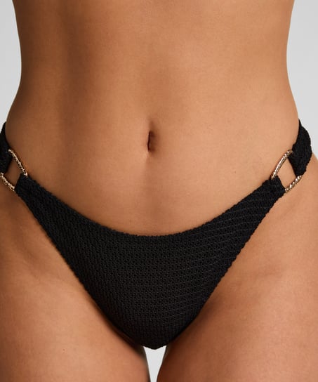 Bas de bikini &eacute;chancr&eacute; Cairo, Noir