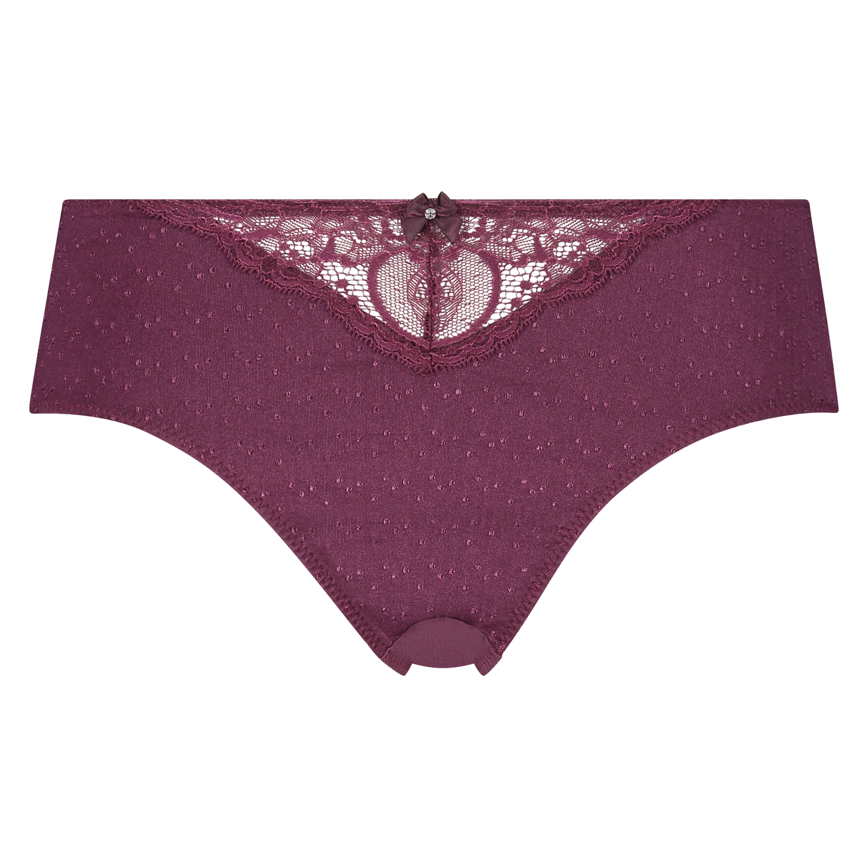 Slip taille haute Sophie, Violet, main