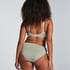 Slip taille haute Sophie, Vert