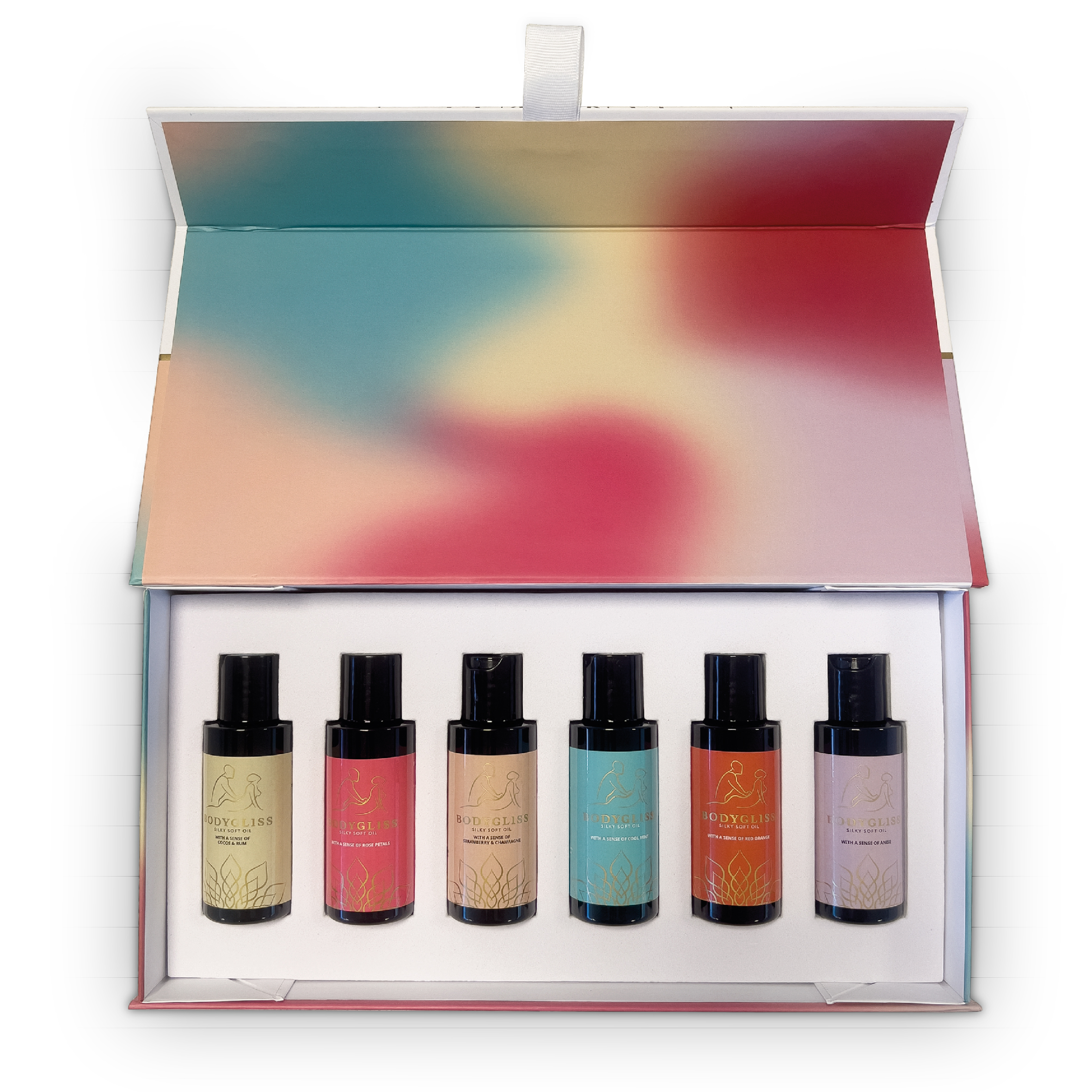BodyGliss - Coffret collection pour massages, Blanc, main