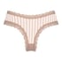 Slip brésilien V-shape Mesh, Beige