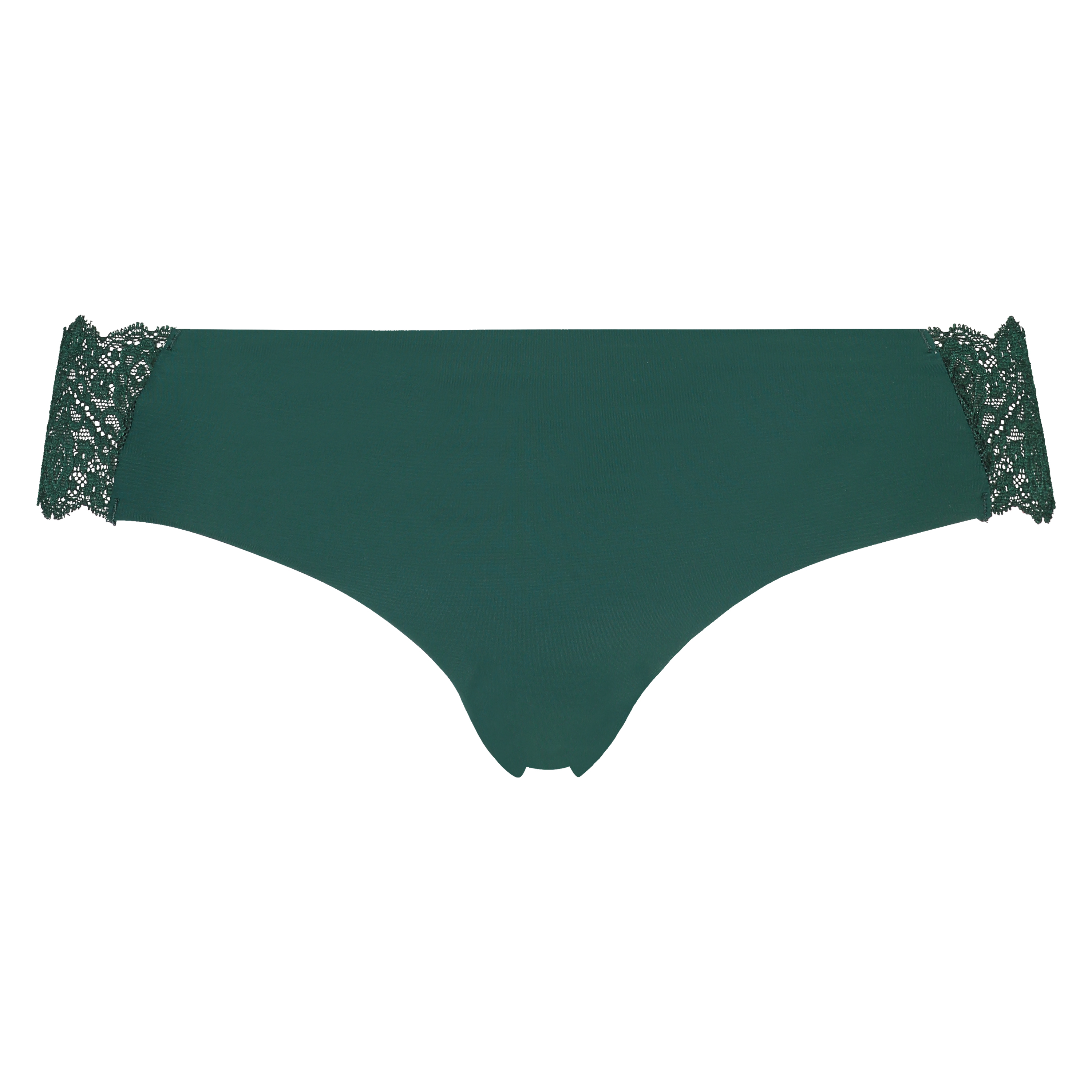 Slip br&eacute;silien Invisible Dentelle, Vert, main