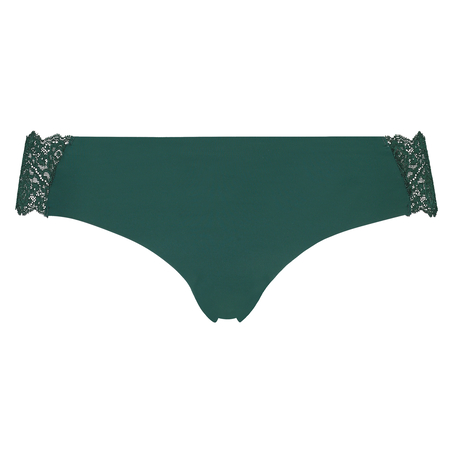 Slip br&eacute;silien Invisible Dentelle, Vert