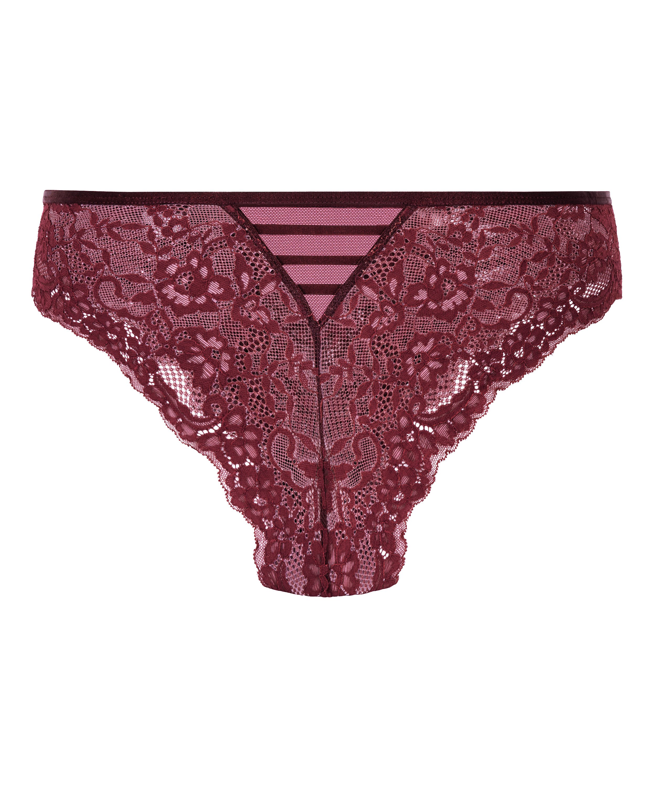 Slip brésilien Belle, Rouge, main