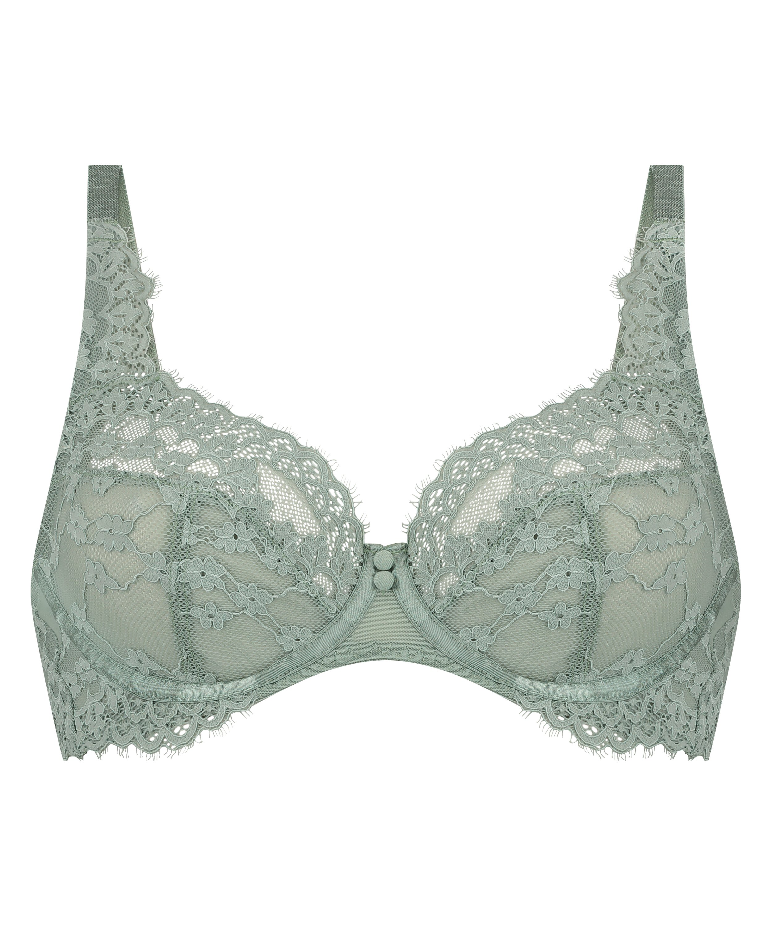 Soutien-gorge à armatures non-préformé Daisy, Vert, main