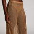 Pantalon de plage brillant Goldie, Jaune