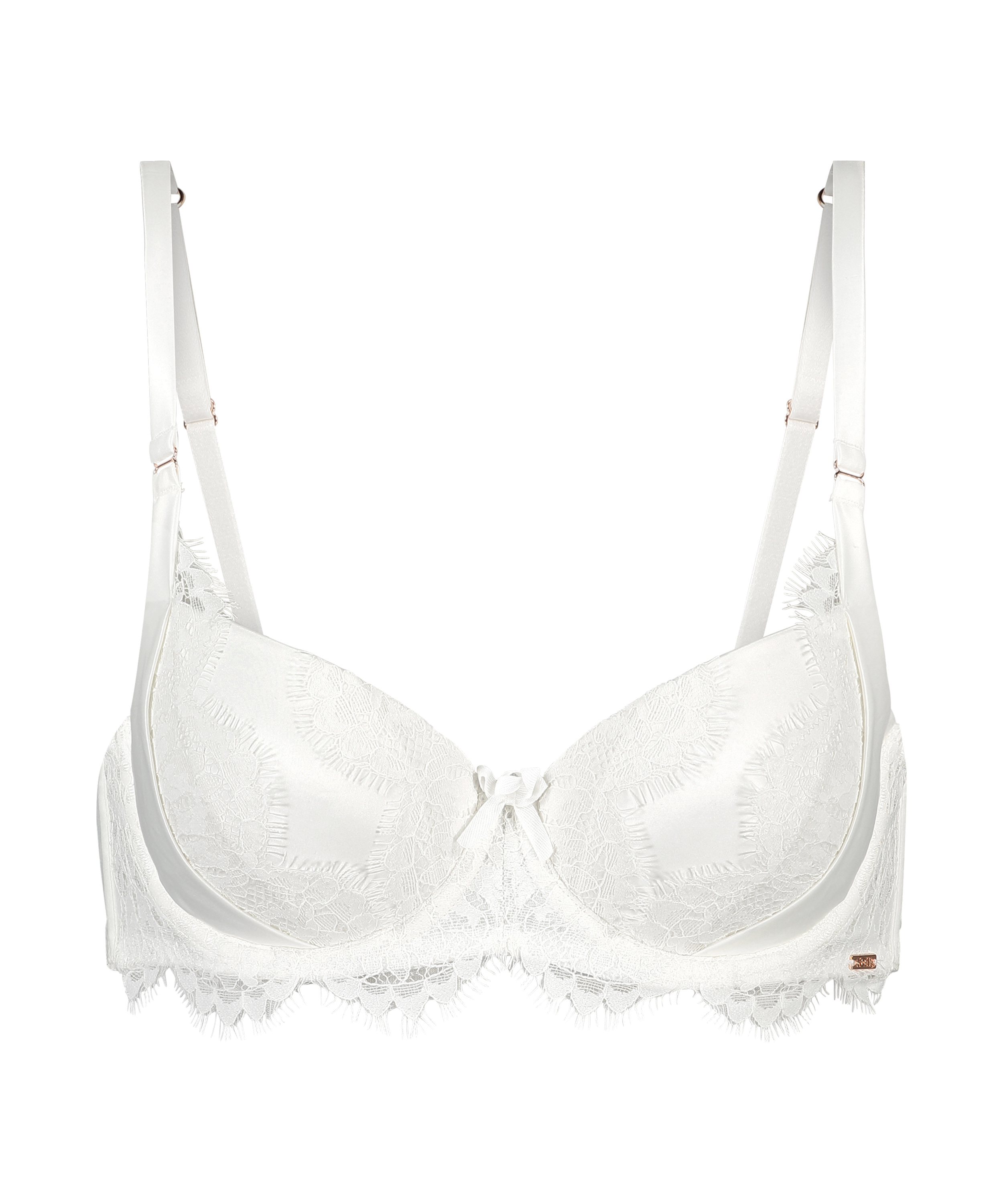 Soutien-gorge rembourré à armatures Hannako, Blanc, main