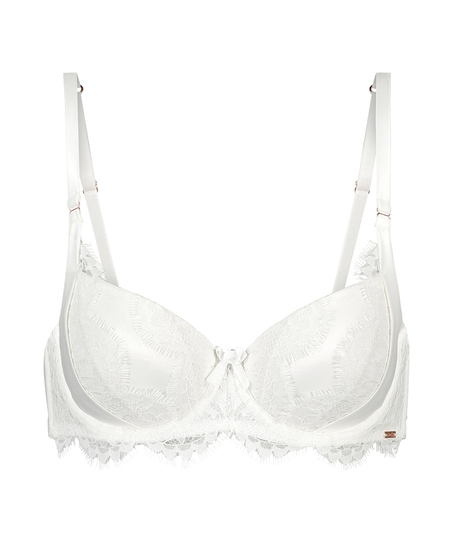 Soutien-gorge rembourré à armatures Hannako, Blanc