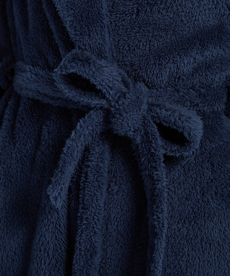 Peignoir Fleece, Bleu