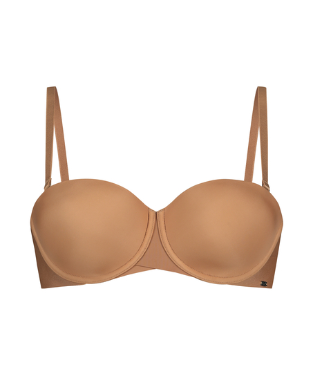 Soutien-gorge à armatures préformé sans bretelles Jane, Marron